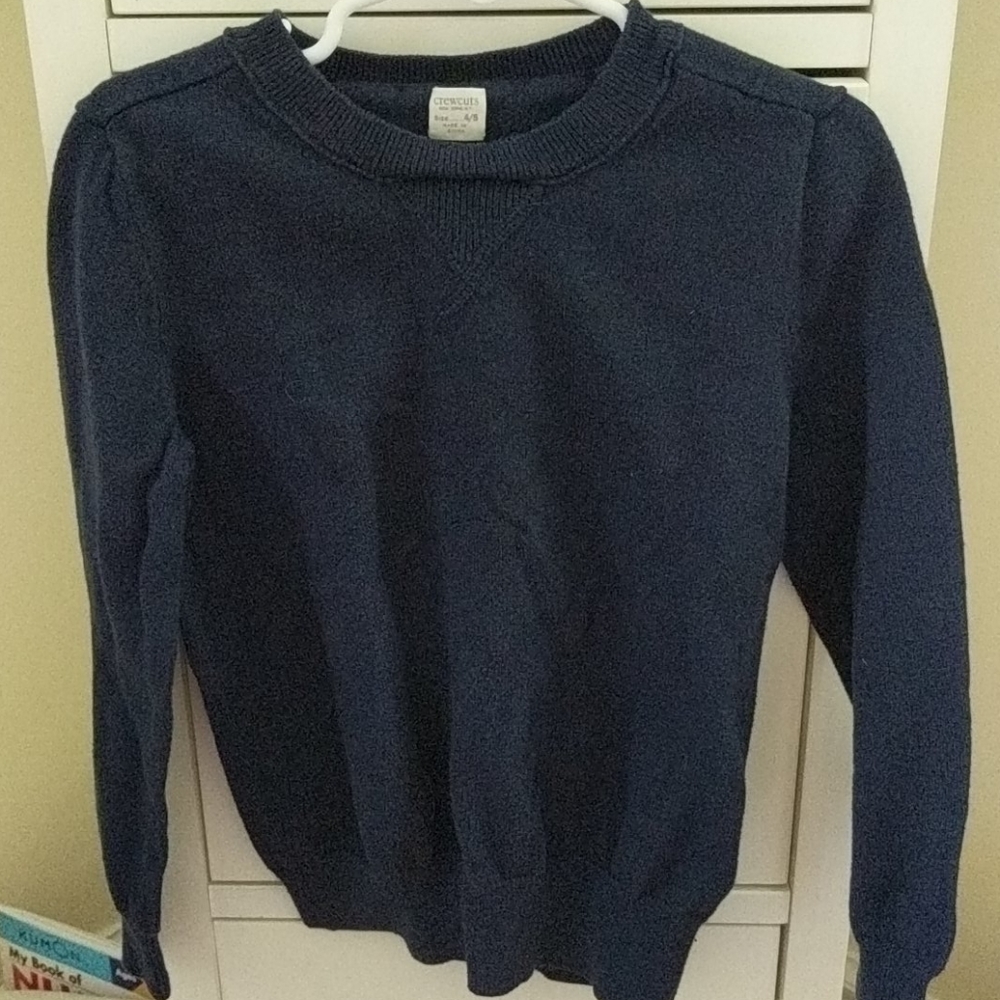 Crewcuts, crew neck sweater, size 4/5